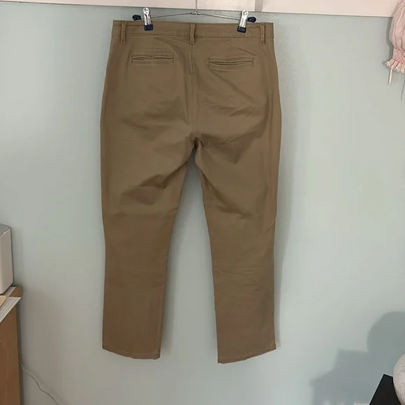 Khaki Straight-Leg Pants - Picture 2 of 2